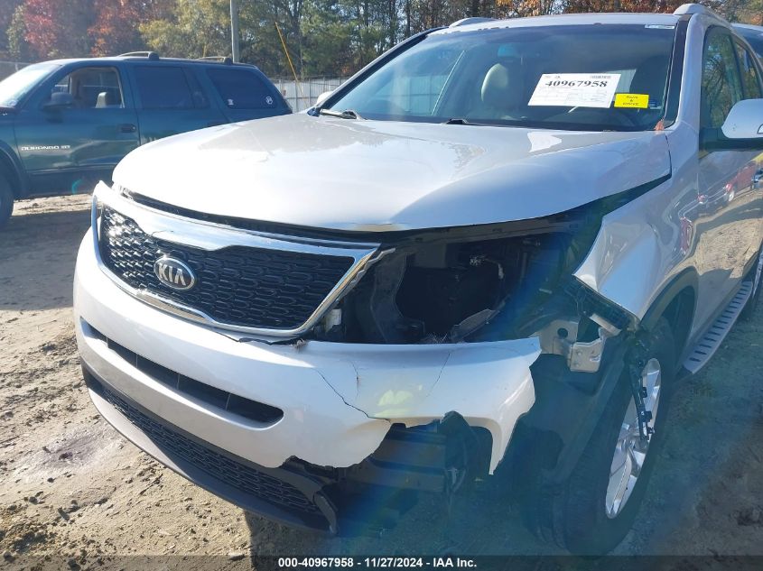 VIN 5XYKT3A63FG630201 2015 KIA Sorento, LX no.6