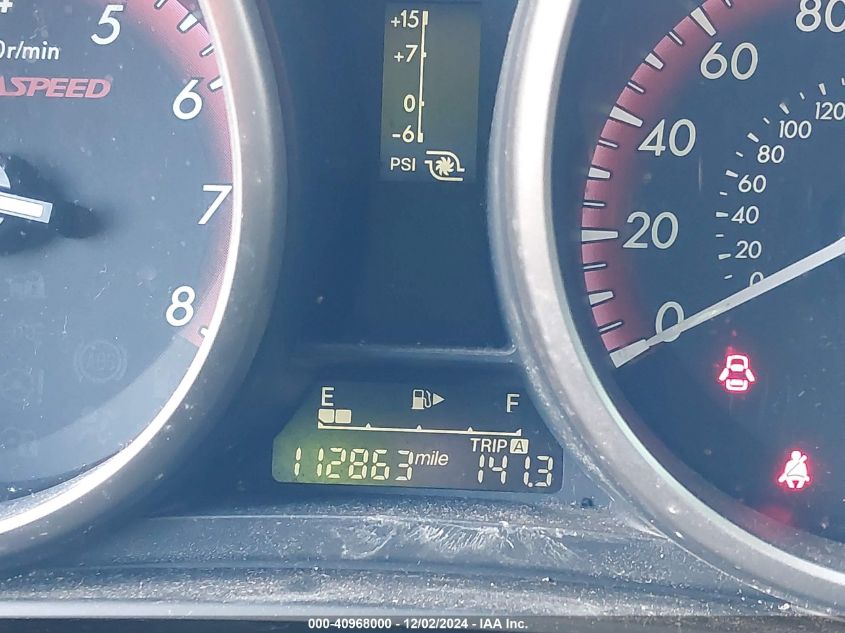 2012 MAZDA MAZDASPEED3 VIN: JM1BL1L32C1574819