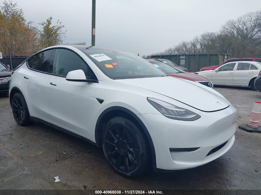 2021 Tesla Model Y Long Range Dual Motor All-Wheel Drive VIN: 5YJYGDEE8MF100378 Lot: 40968038