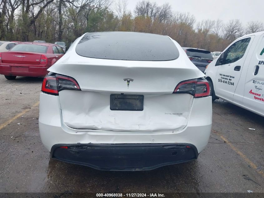 2021 Tesla Model Y Long Range Dual Motor All-Wheel Drive VIN: 5YJYGDEE8MF100378 Lot: 40968038