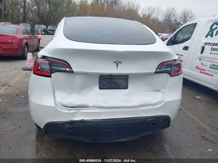 2021 Tesla Model Y Long Range Dual Motor All-Wheel Drive VIN: 5YJYGDEE8MF100378 Lot: 40968038