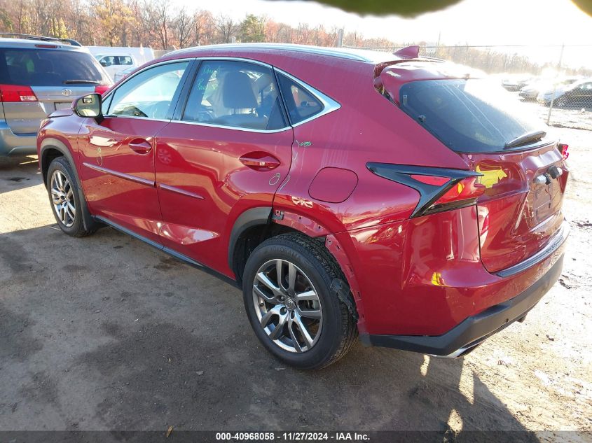 VIN JTJBARBZXF2002385 2015 Lexus NX, 200T no.3