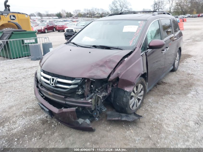 VIN 5FNRL5H68EB070262 2014 Honda Odyssey, Ex-L no.6