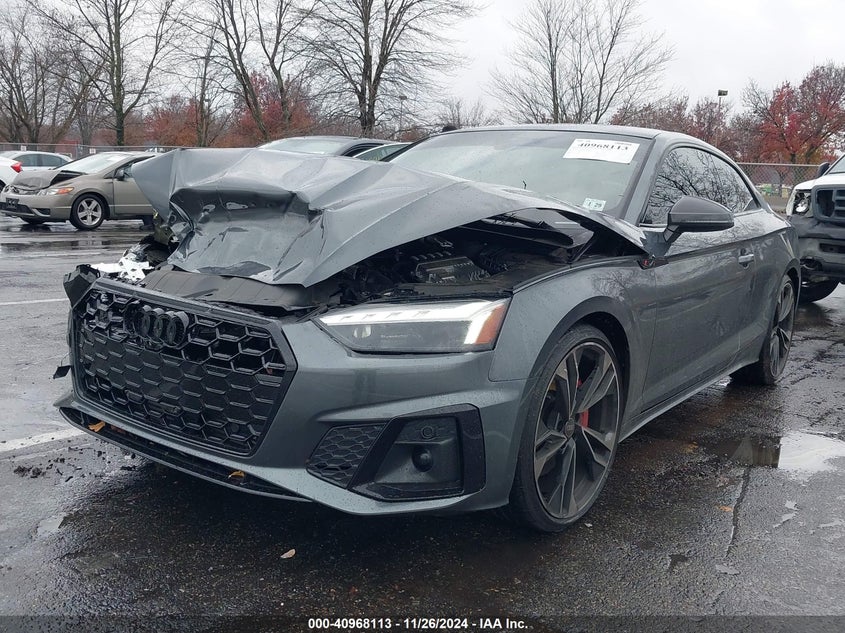 Vin: waup4af56pa051189, lot: 41457915, audi s5 coupe premium plus tfsi quattro tiptronic 20232