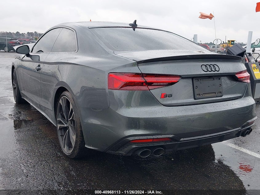 Vin: waup4af56pa051189, lot: 41457915, audi s5 coupe premium plus tfsi quattro tiptronic 20233