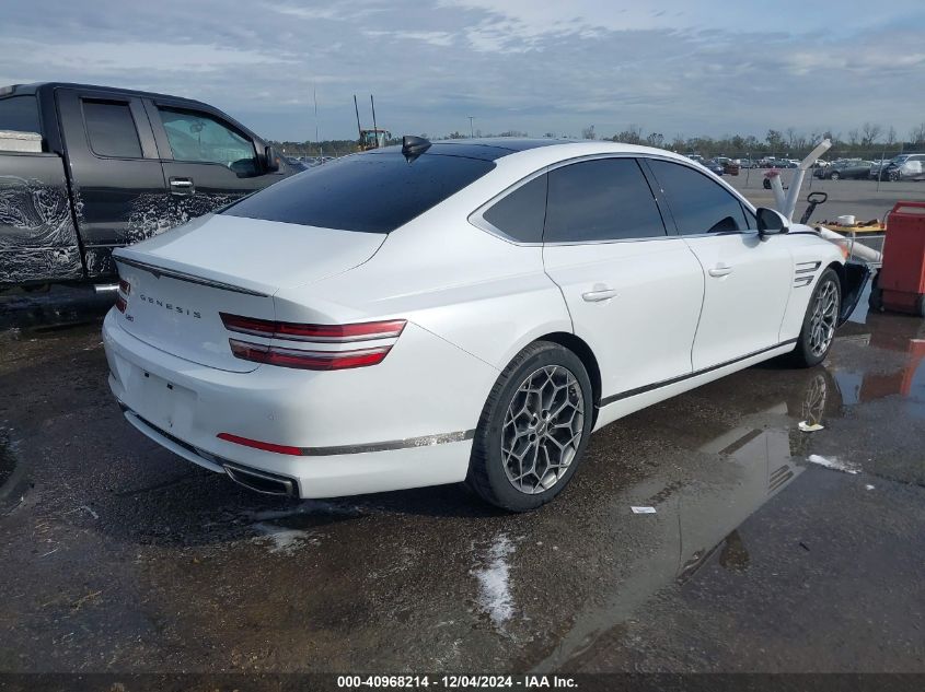 VIN KMTGB4SC1NU138641 2022 Genesis G80, 2.5T Rwd no.4