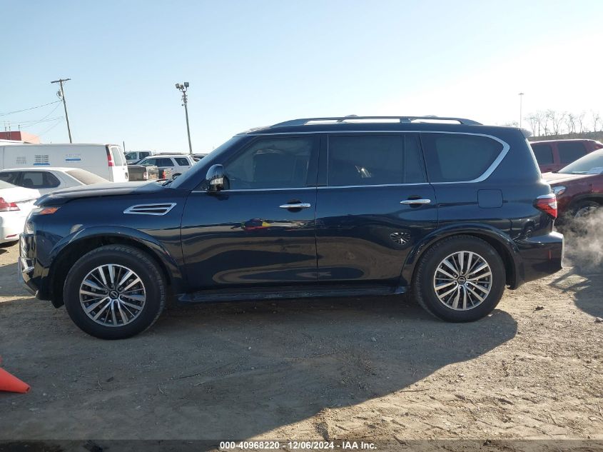 2023 Nissan Armada Sl 2Wd VIN: JN8AY2BCXP9182722 Lot: 40968220