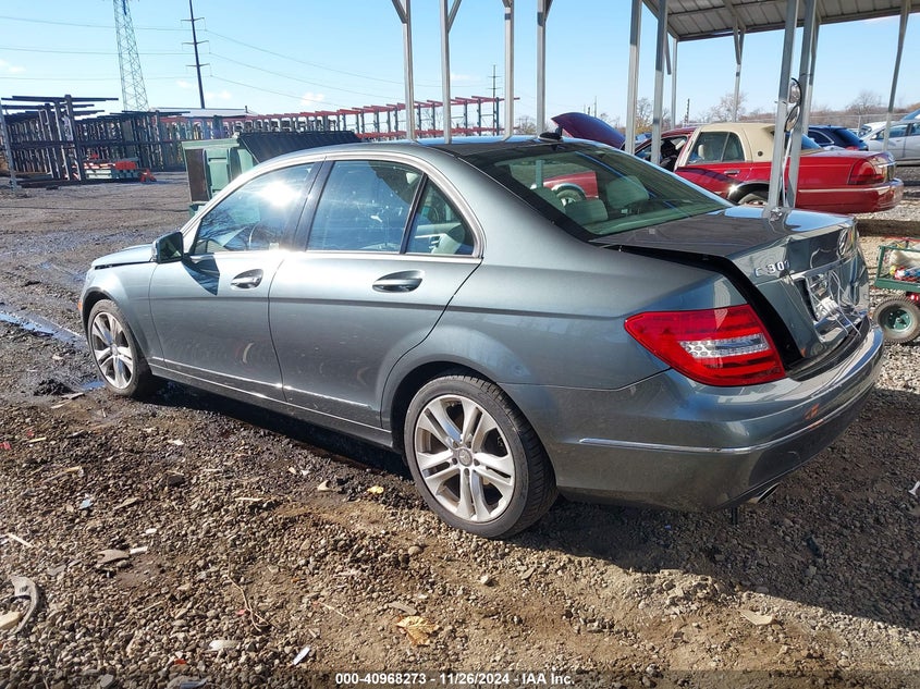 2012 MERCEDES-BENZ C 300 VIN: WDDGF8BBXCR212081