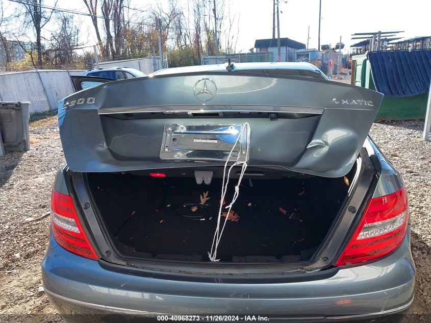 2012 MERCEDES-BENZ C 300 VIN: WDDGF8BBXCR212081