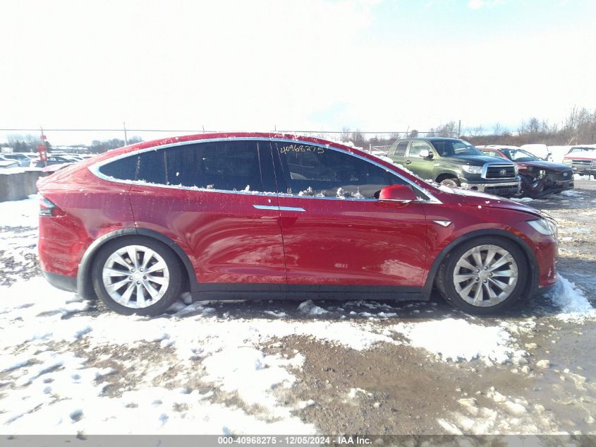 2016 Tesla Model X 60D/70D/75D/90D VIN: 5YJXCAE24GF017157 Lot: 40968275