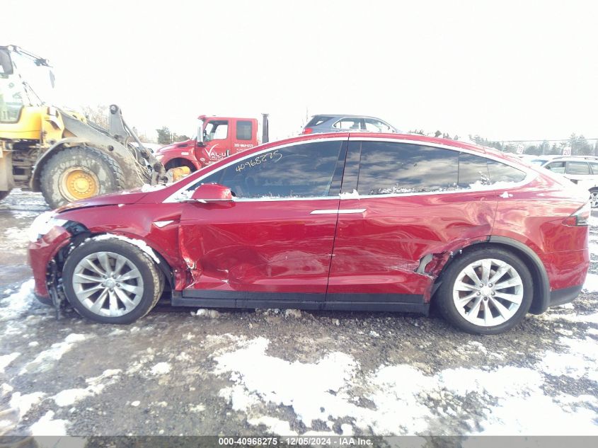 2016 Tesla Model X 60D/70D/75D/90D VIN: 5YJXCAE24GF017157 Lot: 40968275