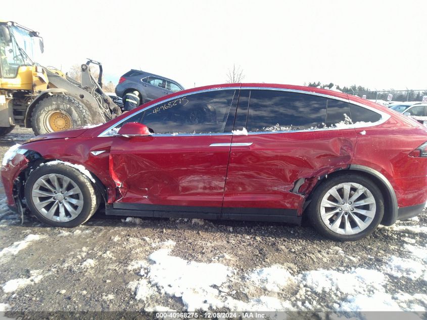 2016 Tesla Model X 60D/70D/75D/90D VIN: 5YJXCAE24GF017157 Lot: 40968275