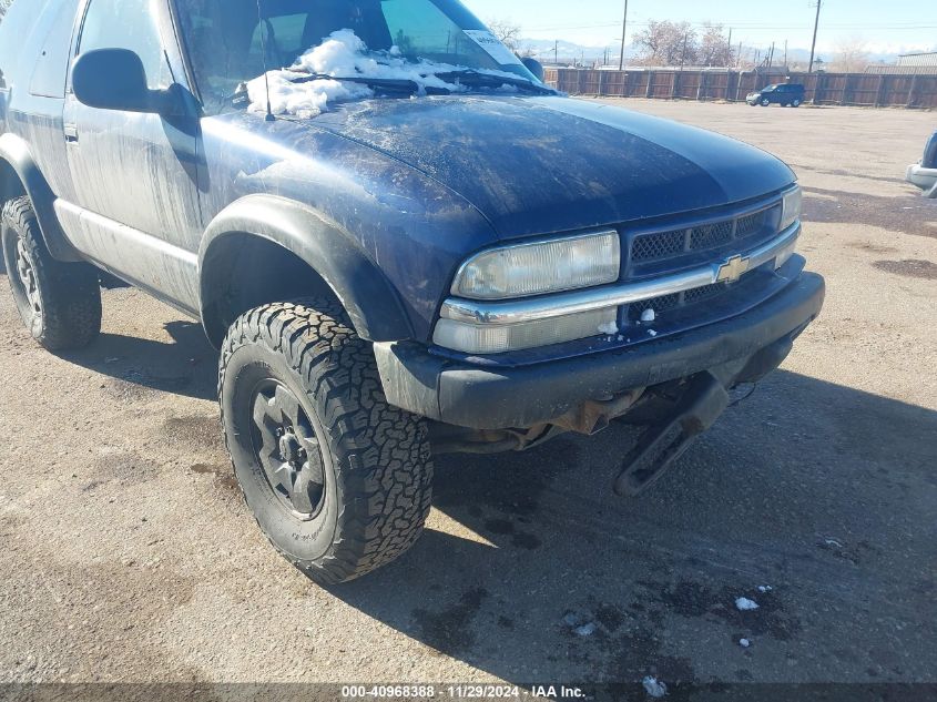 1998 Chevrolet Blazer Ls VIN: 1GNCT18W6WK259485 Lot: 40968388