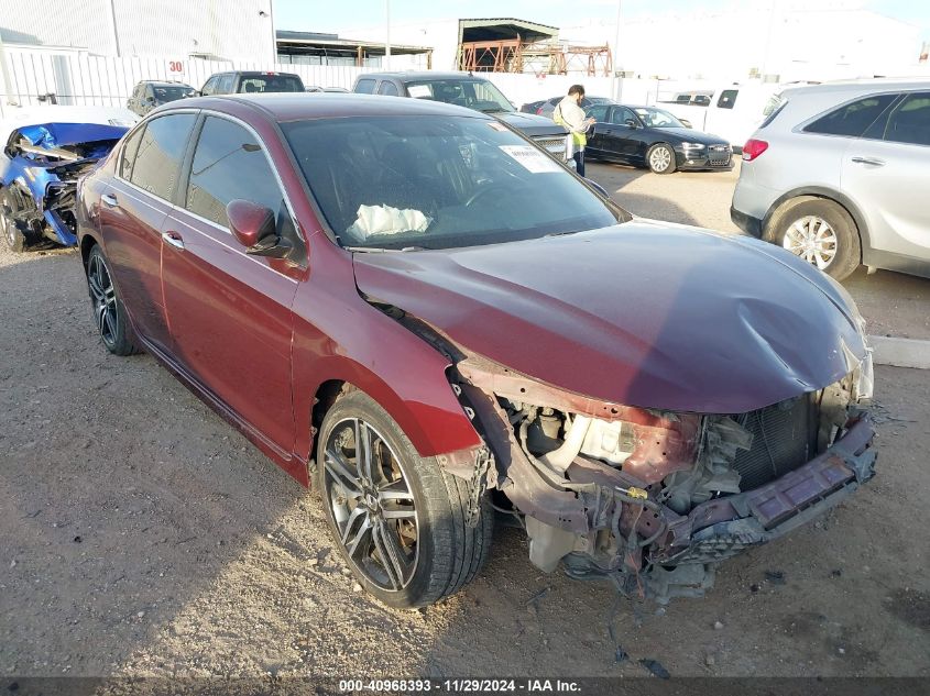 VIN 1HGCR2F53GA229747 2016 Honda Accord, Sport no.1