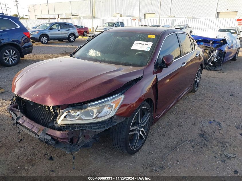 VIN 1HGCR2F53GA229747 2016 Honda Accord, Sport no.2