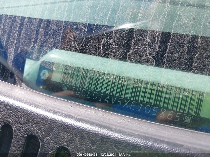 1999 Chevrolet Silverado 1500 Ls VIN: 1GCEC14V5XE105865 Lot: 40968436