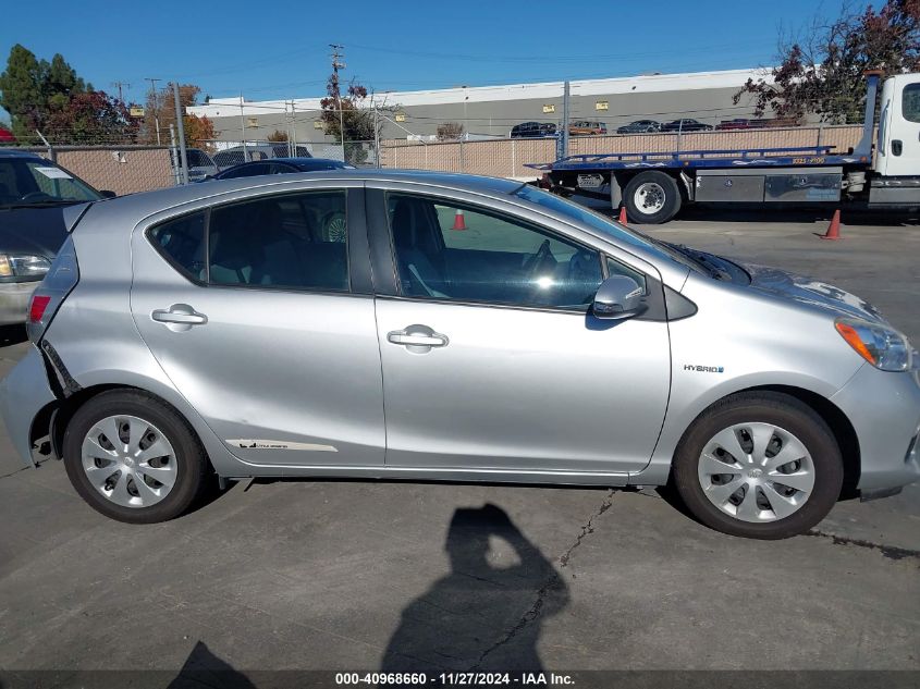 2014 Toyota Prius C One VIN: JTDKDTB39E1085637 Lot: 40968660