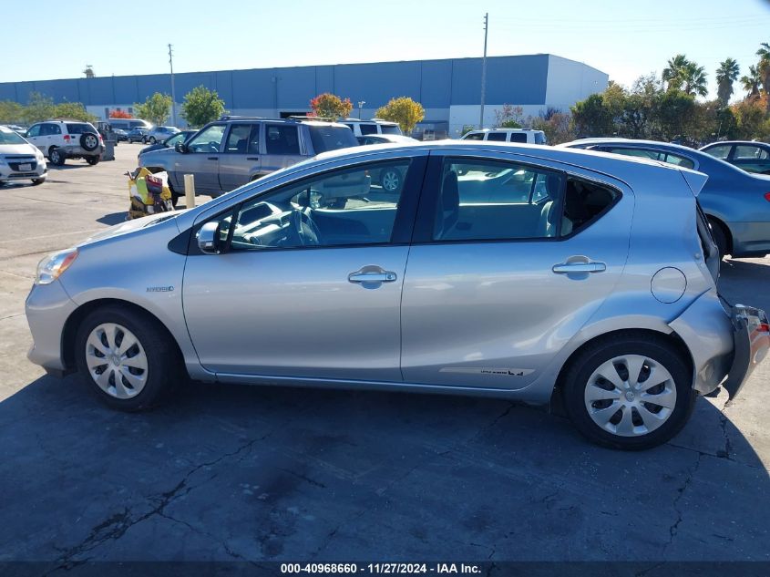 2014 Toyota Prius C One VIN: JTDKDTB39E1085637 Lot: 40968660