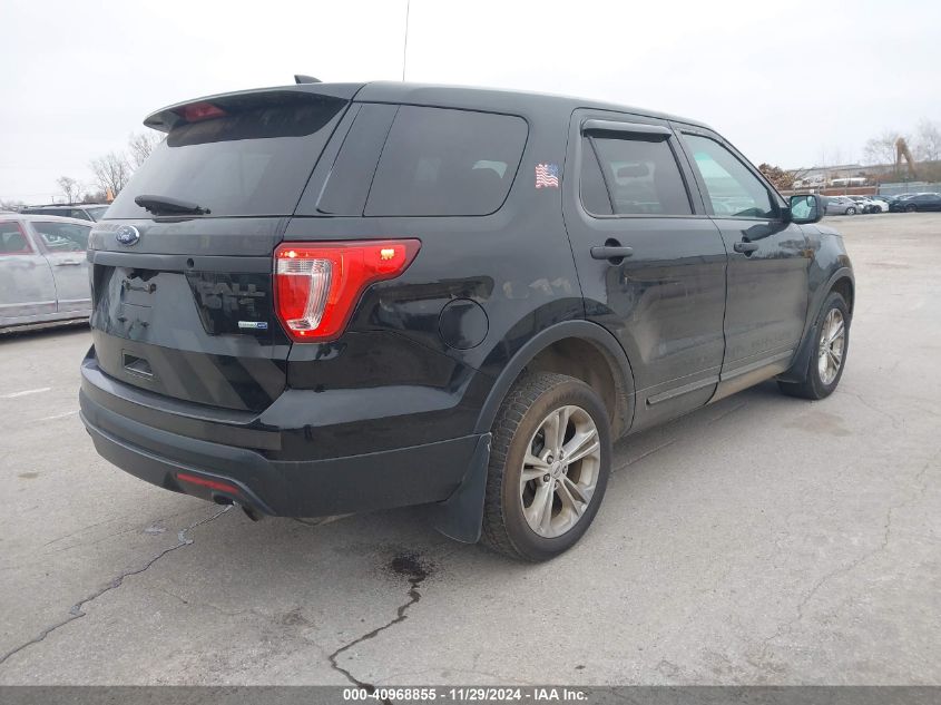 VIN 1FM5K8AR9HGA37137 2017 Ford Utility Police Inte... no.4