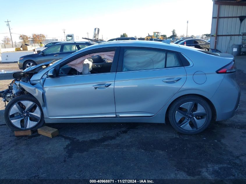 2020 Hyundai Ioniq Hybrid Limited VIN: KMHC05LC7LU242938 Lot: 40968871