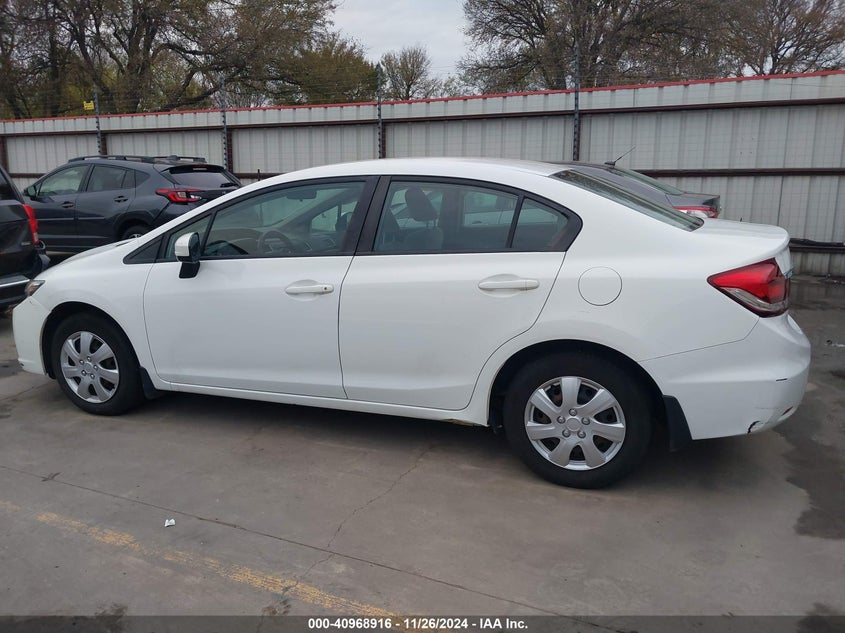 2015 HONDA CIVIC VIN: 19XFB2F51FE081125