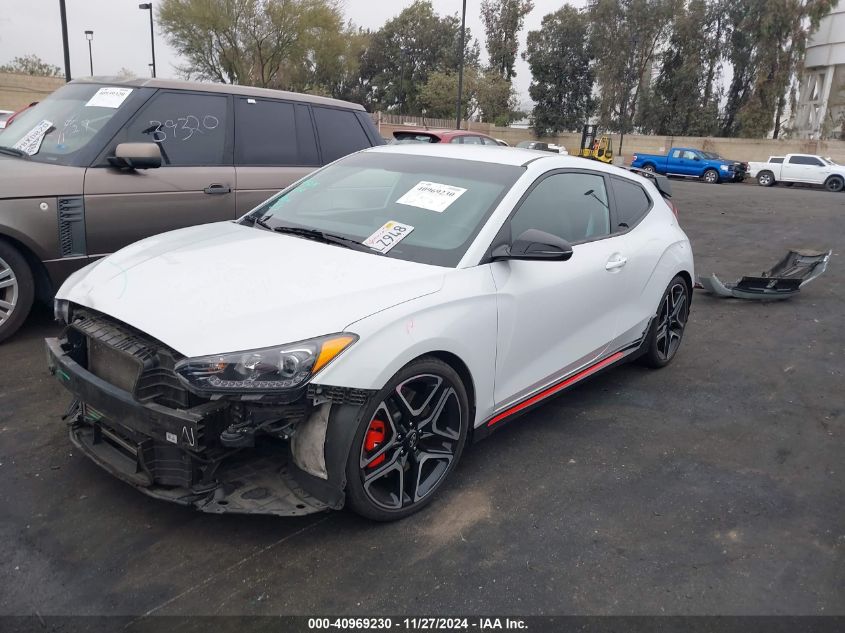 2020 Hyundai Veloster N VIN: KMHT36AH8LU006021 Lot: 40969230