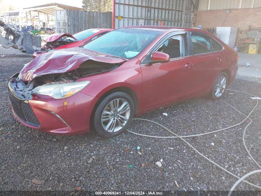 VIN 4T1BF1FK8GU578853 2016 Toyota Camry, SE no.2