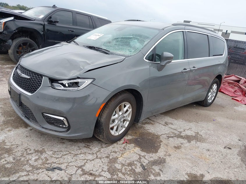 2022 Chrysler Pacifica Touring L grey van flexible 2C4RC1BG8NR132239 photo #3