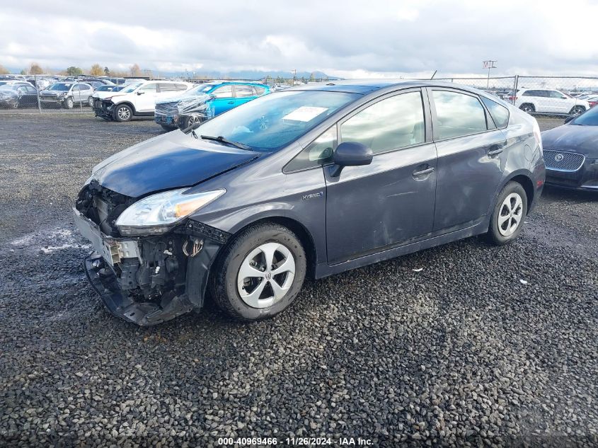 VIN JTDKN3DU5D1634476 2013 Toyota Prius, Three no.2