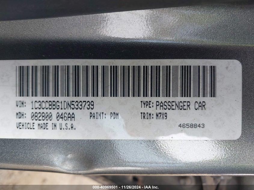 2013 CHRYSLER 200 TOURING - 1C3CCBBG1DN533739