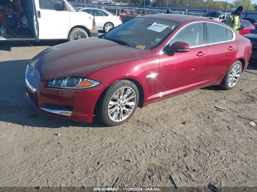 VIN SAJWA0E78D8S93751 2013 JAGUAR XF no.2