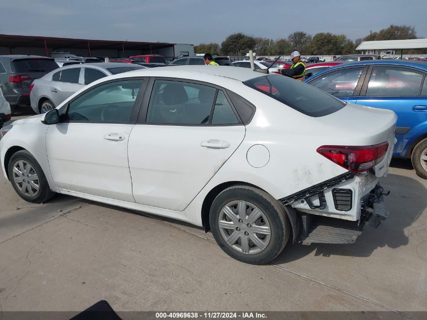 2021 Kia Rio Lx VIN: 3KPA24AD3ME392136 Lot: 40969638