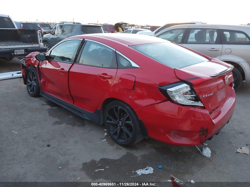 2020 HONDA CIVIC VIN: 2HGFC2E8XLH565966