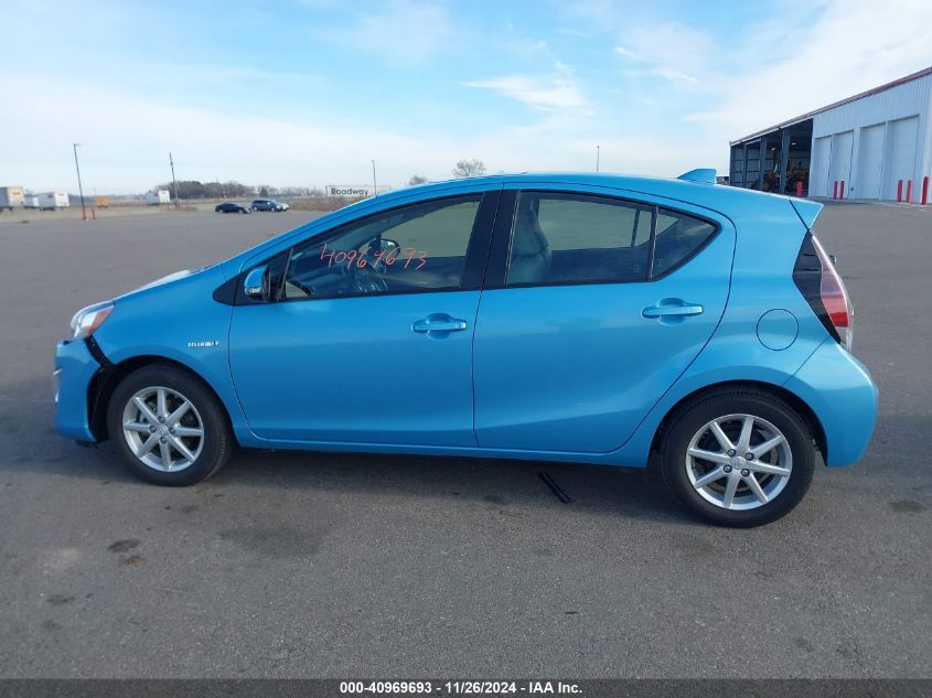 VIN JTDKDTB37F1114005 2015 Toyota Prius, C Four no.14