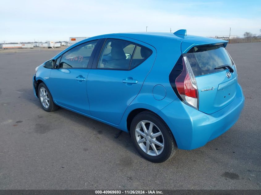 VIN JTDKDTB37F1114005 2015 Toyota Prius, C Four no.3