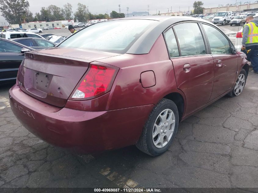 2003 Saturn Ion 2 VIN: 1G8AJ52F43Z110060 Lot: 40969887