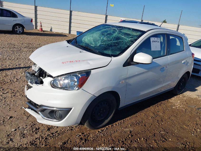 VIN ML32A3HJ3KH013790 2019 Mitsubishi Mirage, Es/Rf no.2