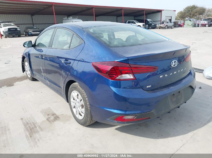 VIN 5NPD74LF7KH494061 2019 Hyundai Elantra, SE no.3