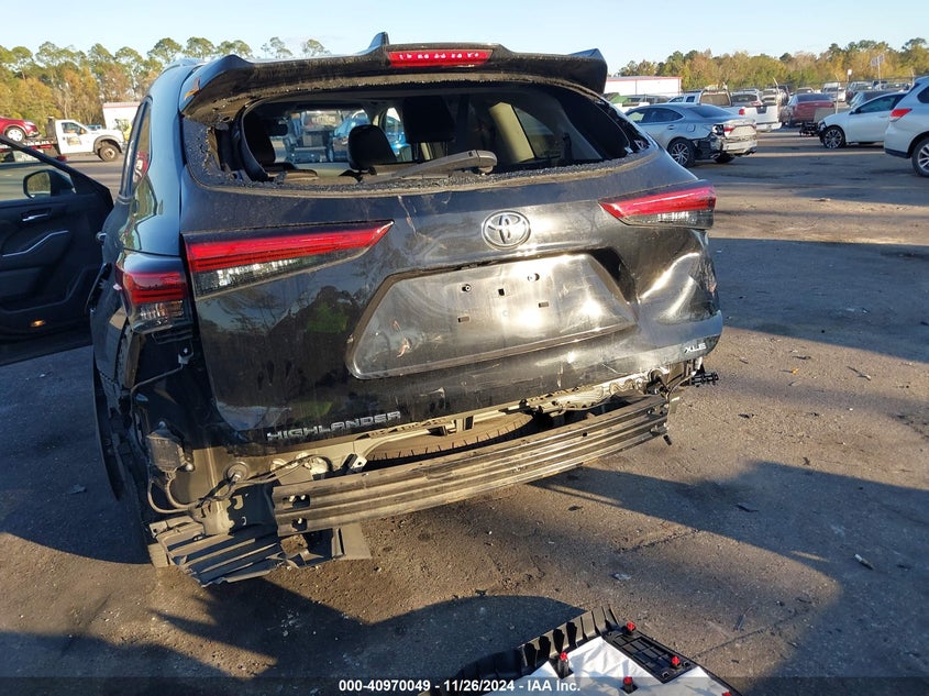 VIN 5TDKDRAH2PS014608 2023 TOYOTA HIGHLANDER L/LE/XLE/LIMITED/PLATINUM/XSE