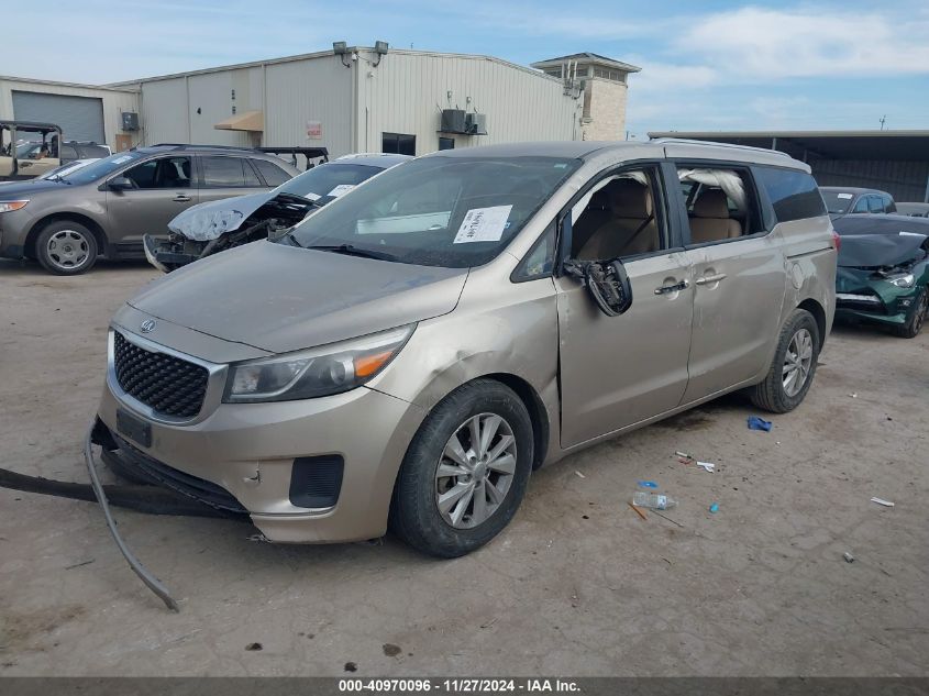 VIN KNDMB5C10G6191746 2016 KIA SEDONA no.2