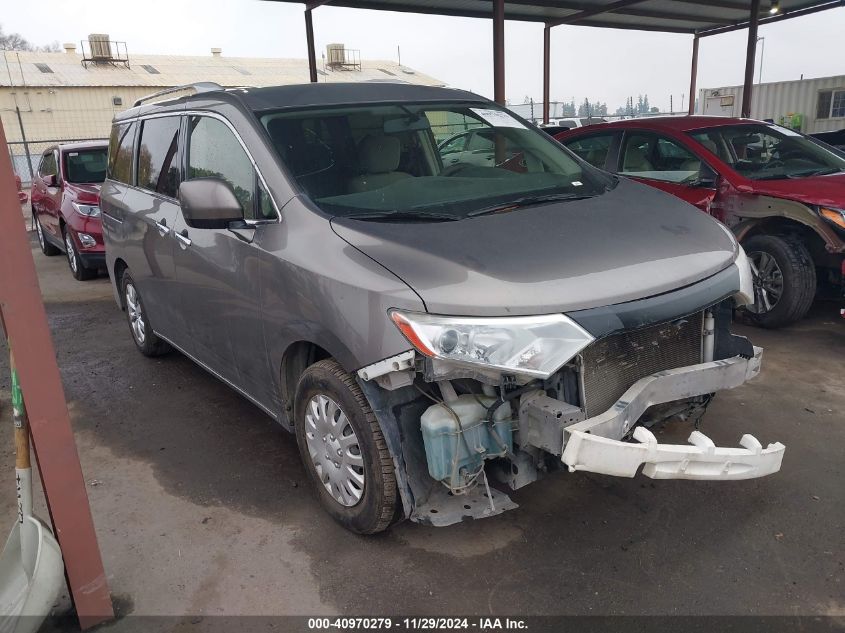 2014 Nissan Quest S VIN: JN8AE2KPXE9106054 Lot: 40970279