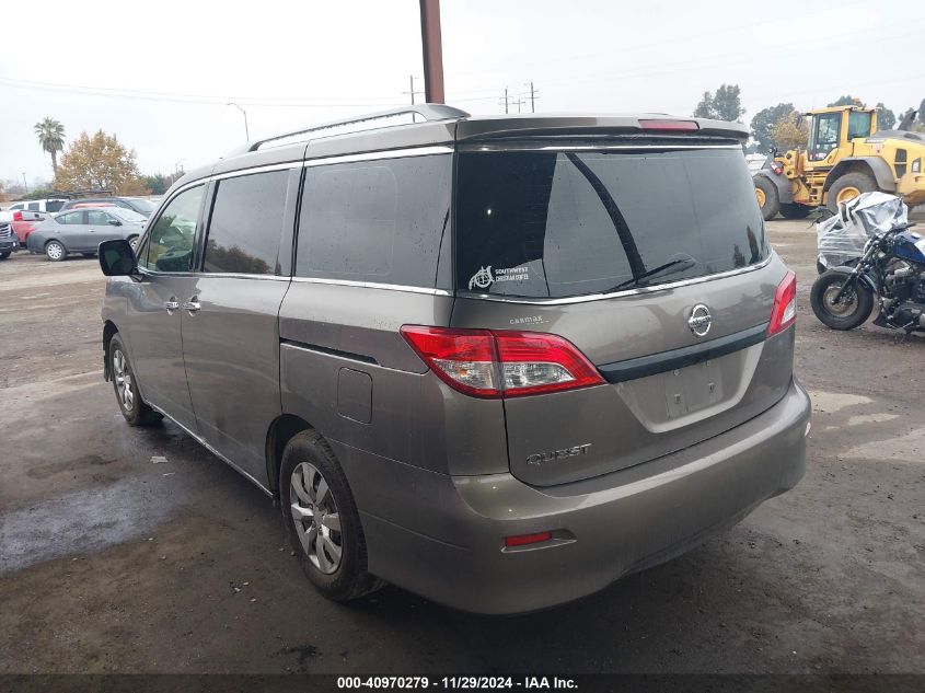 2014 Nissan Quest S VIN: JN8AE2KPXE9106054 Lot: 40970279