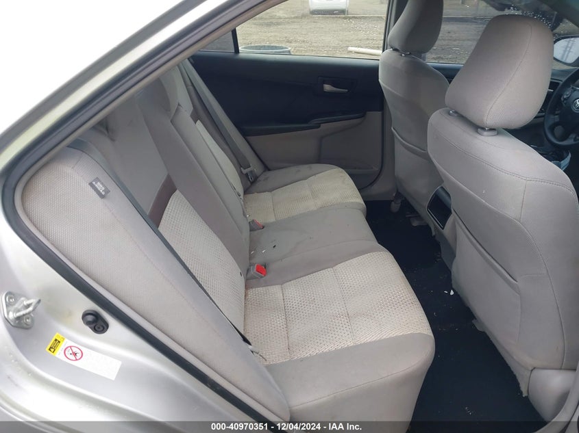 2012 TOYOTA CAMRY VIN: 4T4BF1FK6CR175261