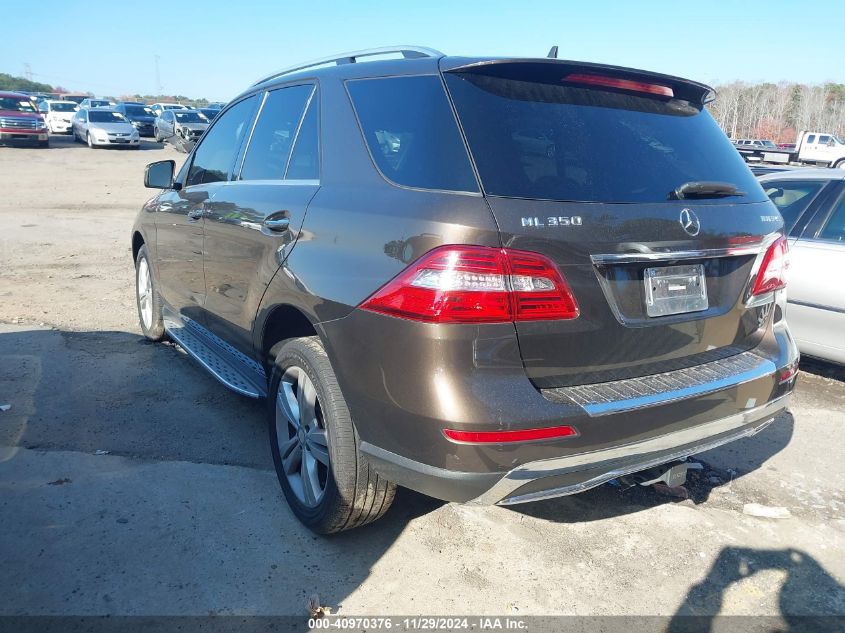 VIN 4JGDA2EB7EA315606 2014 Mercedes-Benz Ml 350 Blu... no.3