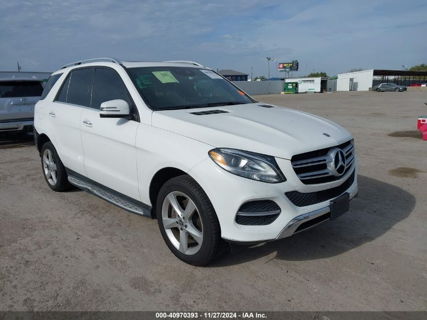 VIN 4JGDA5JBXJB100295 2018 Mercedes-Benz GLE 350 no.1