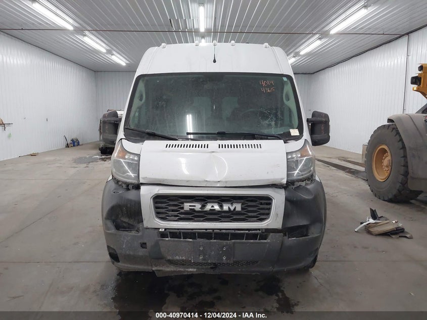 2019 Ram Promaster 2500 Window Van High Roof 159 Wb VIN: 3C6TRVPG8KE531371 Lot: 40970414