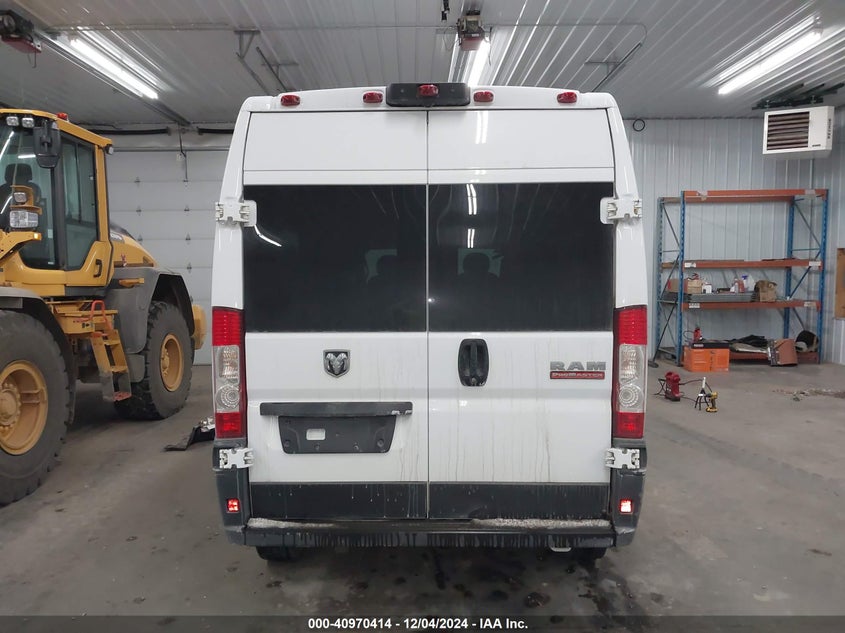2019 Ram Promaster 2500 Window Van High Roof 159 Wb VIN: 3C6TRVPG8KE531371 Lot: 40970414