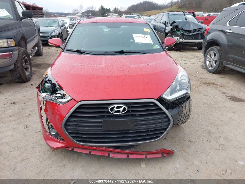 2016 Hyundai Veloster Turbo VIN: KMHTC6AEXGU294149 Lot: 40970442