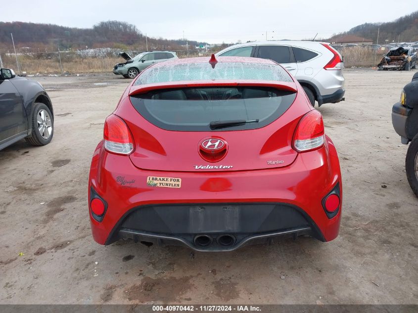 2016 Hyundai Veloster Turbo VIN: KMHTC6AEXGU294149 Lot: 40970442