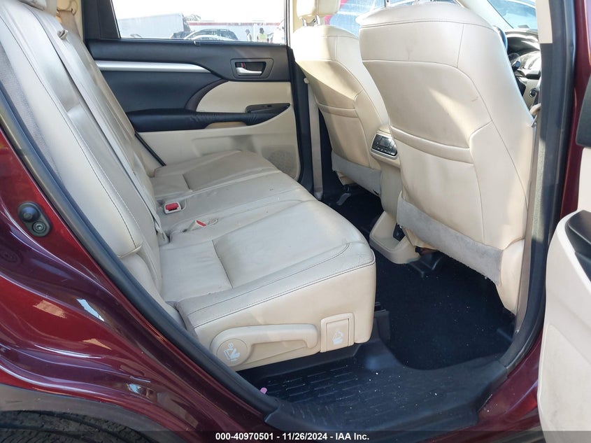 2015 TOYOTA HIGHLANDER XLE V6 - 5TDJKRFHXFS185034